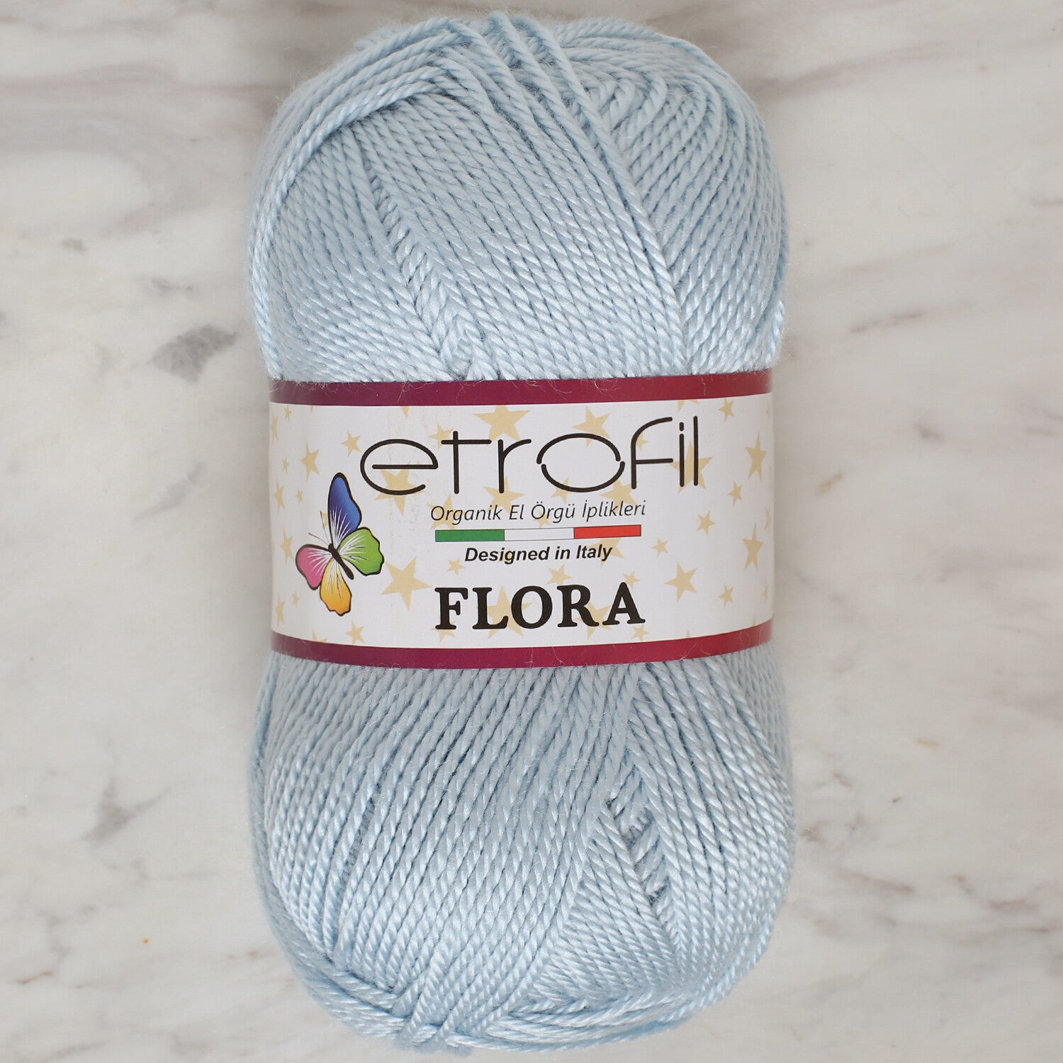 Etrofil Flora Bebe Mavi El Örgü İpi -75046